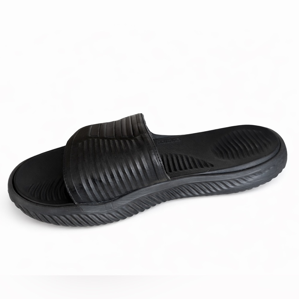 Adidas AlphaResponse 2.0 Slides Mens 9 Black Summer Outdoors Beach - Picture 3 of 3